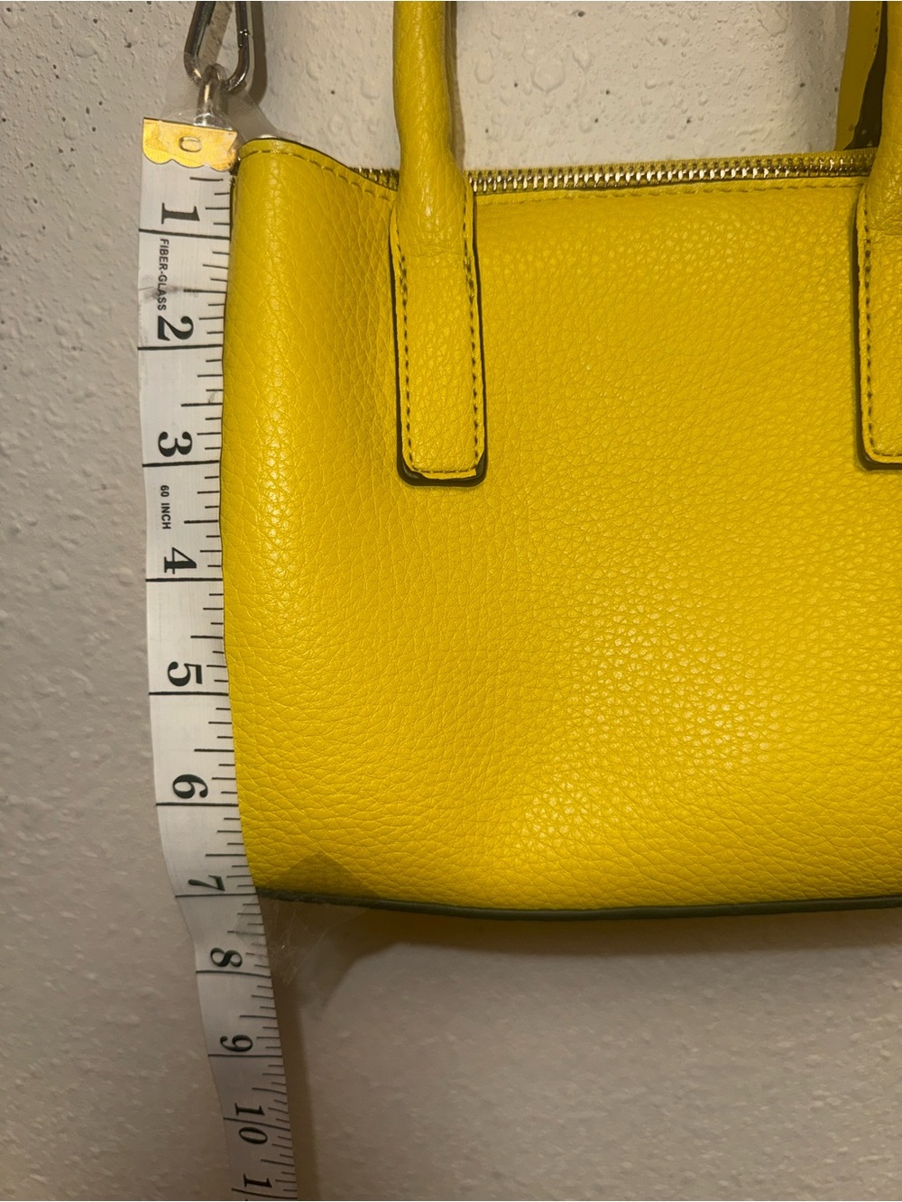 Parfois Yellow Leather crossbody bag with Detachable Strap - Picture 8 of 8